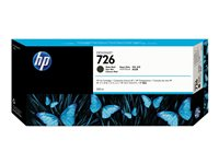 HP 726 - 300 ml - noir mat - original - DesignJet - cartouche d'encre - pour DesignJet HD Pro MFP, SD Pro MFP, T1200, T1200ps, T1300, T1708, T1708dr, T2300, T790, T795 CH575A