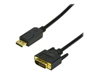 MCL Samar - Câble DisplayPort - DisplayPort / DVI - DisplayPort (M) pour DVI-D (M) - 3 m MC393-3M