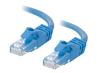 C2G Cat6 Booted Unshielded (UTP) Crossover Patch Cable - Câble inverseur - RJ-45 (M) pour RJ-45 (M) - 7 m - UTP - CAT 6 - moulé, sans crochet, bloqué - bleu 83528