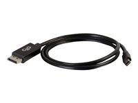 C2G 1m Mini DisplayPort to DisplayPort Adapter Cable 4K UHD - Black - Câble DisplayPort - Mini DisplayPort (M) pour DisplayPort (M) - 1 m - noir 84300
