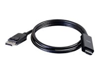 C2G 1.8m DisplayPort Male to HD Male Active Adapter Cable - 4K 60Hz - Câble adaptateur - DisplayPort mâle pour HDMI mâle - 1.8 m - noir - actif, support 4K 80694
