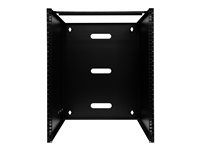 StarTech.com 14U Wall Mount Rack, 19" Wall Mount Network Rack, 14 inch Deep (Low Profile), Wall Mounting Patch Panel Bracket for Network Switches, IT Equipment, 77lb (35kg) Capacity - Network Equipment Rack (RACK-14U-14-BRACKET) - Support de montage pour périphérique réseau - montable sur mur - noir - 14U - 19" RACK-14U-14-BRACKET