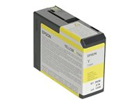 Epson T5804 - 80 ml - jaune - original - cartouche d'encre - pour Stylus Pro 3800, Pro 3880 C13T580400