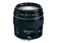 Canon EF - Téléobjectif - 100 mm - f/2.0 USM - Canon EF - pour EOS 1000, 1D, 50, 500, 5D, 7D, Kiss F, Kiss X2, Kiss X3, Rebel T1i, Rebel XS, Rebel XSi 2518A012