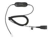 Jabra GN1200 CC - Câble pour casque micro - Déconnexion rapide prise pour RJ-9 mâle - 2 m - pour Jabra GN 2100, GN 2200, GN 2250 88011-99