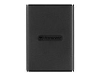 Transcend ESD270C - SSD - 500 Go - externe (portable) - USB 3.1 Gen 2 - AES 256 bits - noir TS500GESD270C