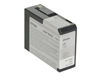 Epson T580 - 80 ml - noir clair - original - cartouche d'encre - pour Stylus Pro 3800, Pro 3880 C13T580700