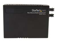 StarTech.com Convertisseur de media fibre optique Fast Ethernet multimode ST 10/100 - 2 km - Convertisseur de média à fibre optique - 100Mb LAN - 10Base-T, 100Base-FX, 100Base-TX - RJ-45 / ST multi-mode - jusqu'à 2 km - 1310 nm MCM110ST2EU