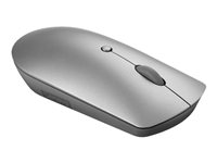 Lenovo 600 Silent - Souris - droitiers et gauchers - bleu optique - 3 boutons - sans fil - Bluetooth 5.0 - gris de fer - Pour la vente au détail GY50X88832