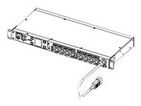 Eaton ePDU G3 Entrée mesurée - Unité de distribution secteur (rack-montable) - CA 230 V - monophasé - Ethernet 10/100, RS-232 - entrée : IEC 60320 C14 - connecteurs de sortie : 8 (power IEC 60320 C13) - 1U - 3 m cordon EMIH02