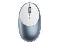 Satechi M1 - Souris - droitiers et gauchers - optique - 3 boutons - sans fil - Bluetooth 4.0 - bleu ST-ABTCMB