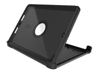 OtterBox Defender Series - Boîtier de protection pour tablette - polyester, polycarbonate, caoutchouc synthétique - noir - pour Apple 10.2-inch iPad (7ème génération, 8ème génération, 9ème génération) 77-62032