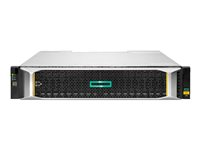 HPE Modular Smart Array 2062 10GBase-T iSCSI LFF Storage - Baie de disques - 3.84 To - 12 Baies (SAS-3) - SSD 1.92 To x 2 - iSCSI (10 GbE) (externe) - rack-montable - 2U R7J70A