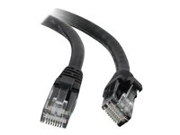 C2G Cat5e Booted Unshielded (UTP) Network Patch Cable - Cordon de raccordement - RJ-45 (M) pour RJ-45 (M) - 1.5 m - UTP - CAT 5e - moulé, sans crochet, bloqué - noir 83182