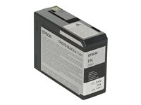 Epson T5801 - 80 ml - photo noire - original - cartouche d'encre - pour Stylus Pro 3800, Pro 3880 C13T580100