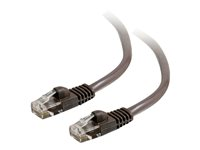 C2G Cat5e Booted Unshielded (UTP) Network Patch Cable - Cordon de raccordement - RJ-45 (M) pour RJ-45 (M) - 1.5 m - UTP - CAT 5e - moulé, sans crochet, bloqué - brun 83674