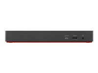 Lenovo ThinkPad Universal Thunderbolt 4 Dock - Station d'accueil - Thunderbolt 4 - HDMI, 2 x DP - 1GbE - 135 Watt - Campus - Europe - pour ThinkPad E14 Gen 4; L13 Yoga Gen 3; T14s Gen 3; X1 Nano Gen 2; X13 Yoga Gen 3 40B00135EU