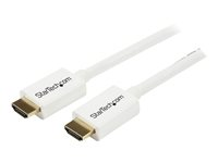 StarTech.com Câble HDMI® haute vitesse CL3 Mâle vers Mâle pour Installation Murale - Blanc 7 m - Câble HDMI - HDMI mâle pour HDMI mâle - 7 m - double blindage - blanc HD3MM7MW
